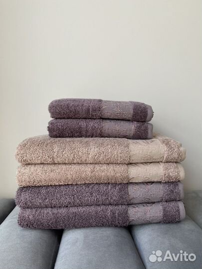 Полотенца турция бамбуковые банные Pupilla хлопок