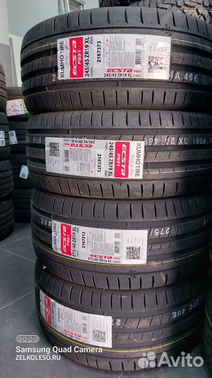 Kumho Ecsta PS91 275/40 R19 и 245/45 R19 105Y