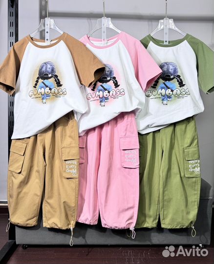 Стильный костюм для девочки, 128-152