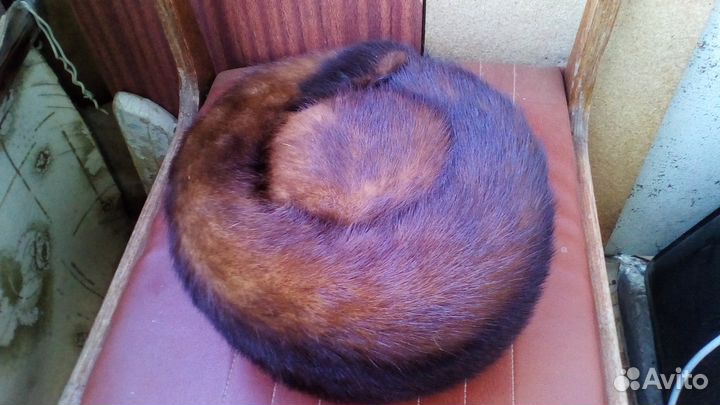 Шапка норковая женская