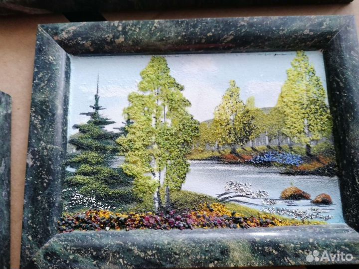 Картины из камня