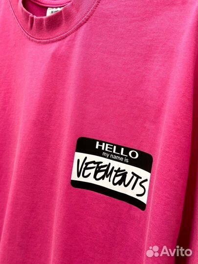 Футболка vetements