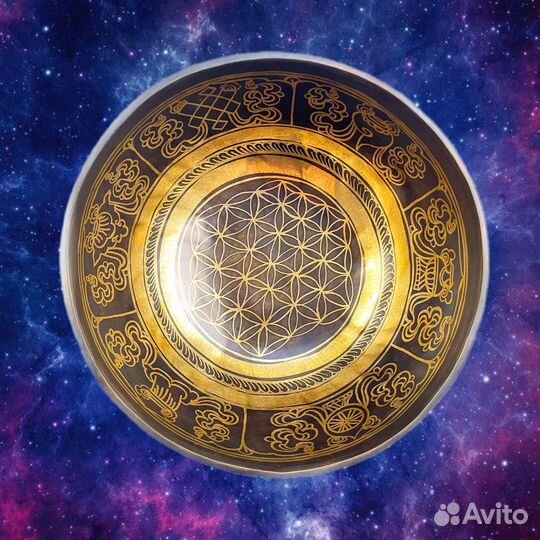 Поющая чаша кованая 21.5см, нота Фа 173гц Pr15