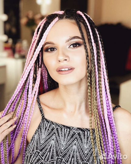 Афрокосы, дреды