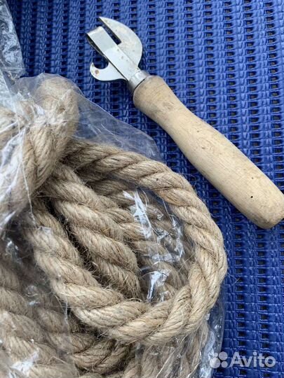 Верёвка канат льнопеньковый