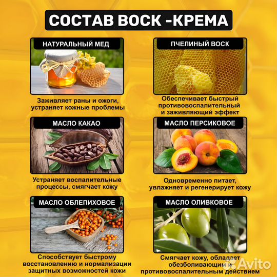 Крем-Воск от трещин и шелушений ElixiR