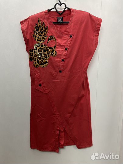 Винтажное платье СССР 44 46 48 размеры