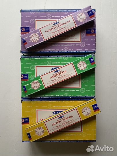 Благовония satya (аромопалочки)