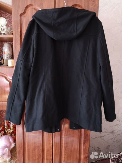 Пальто zara шерстяное мужское новое 48-50 размер