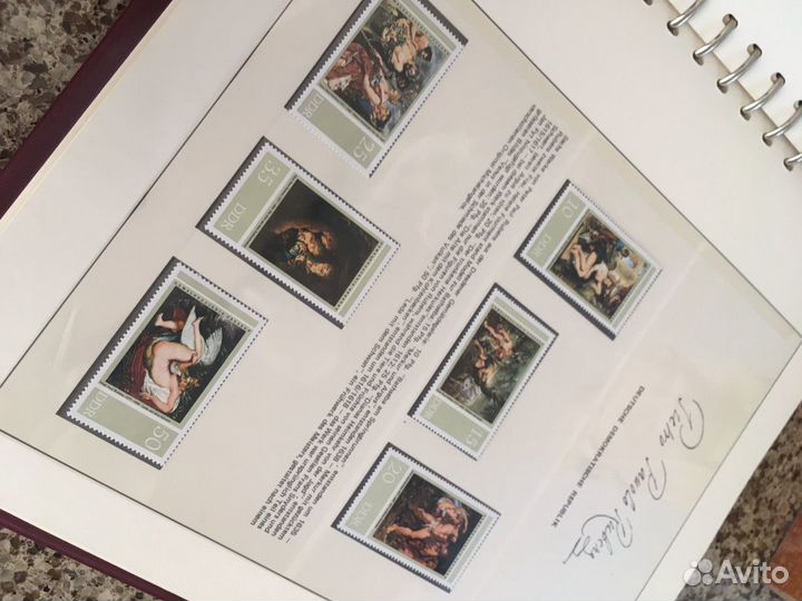 Коллекция Произведений Рубенса в Марках Супер Альб