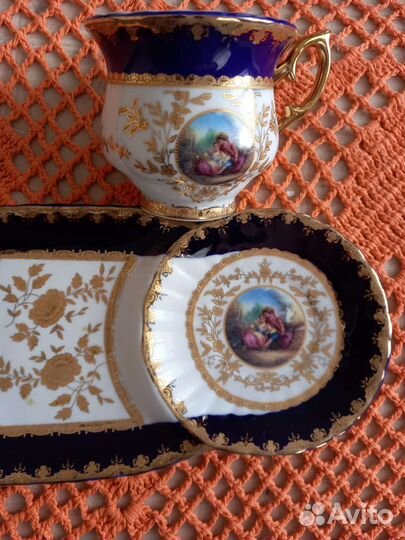 Кофейная пара Мадонна, кобальт