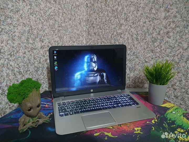 Мощный металлический Hp Core i7 GeForce Full HD