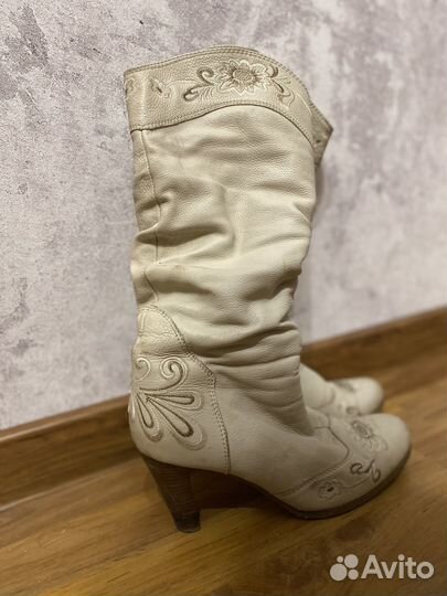 Сапоги женские натуральная кожа 39 размер
