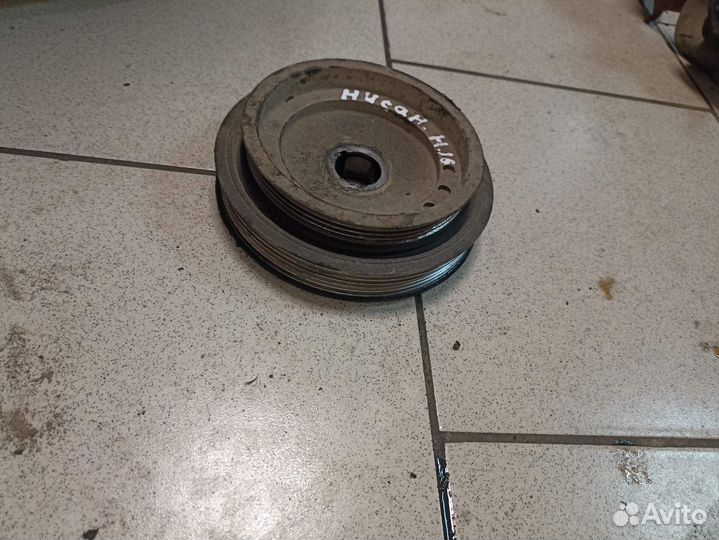 Шкив коленвала nissan almera н 16 1.8