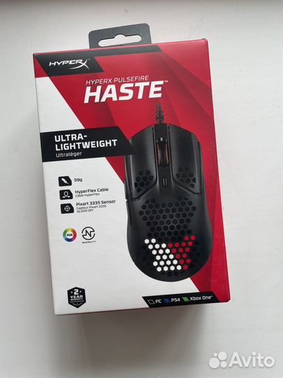 Игровая мышь hyperx pulsefire haste
