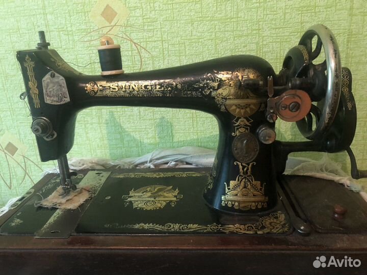 Швейная машинка зингер антикварная