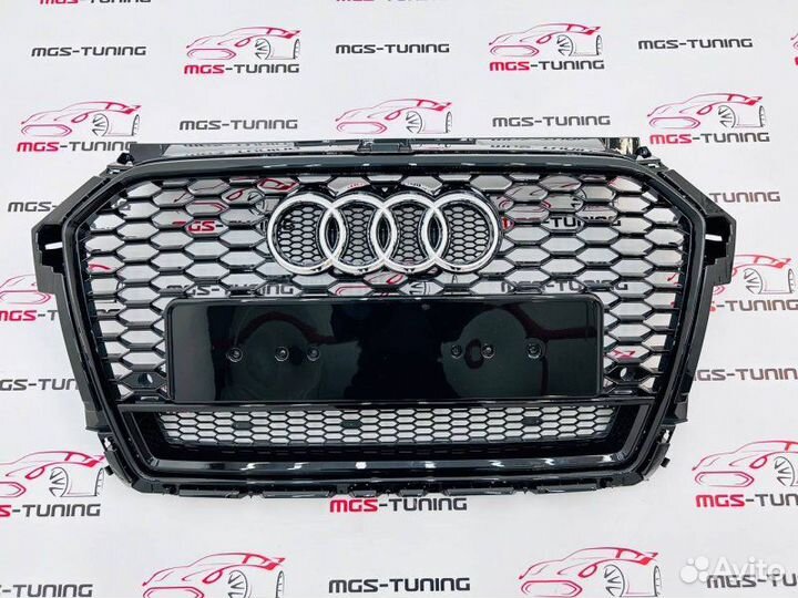 Решётка на Audi A1 8X рест 14-18 RS1 style #2