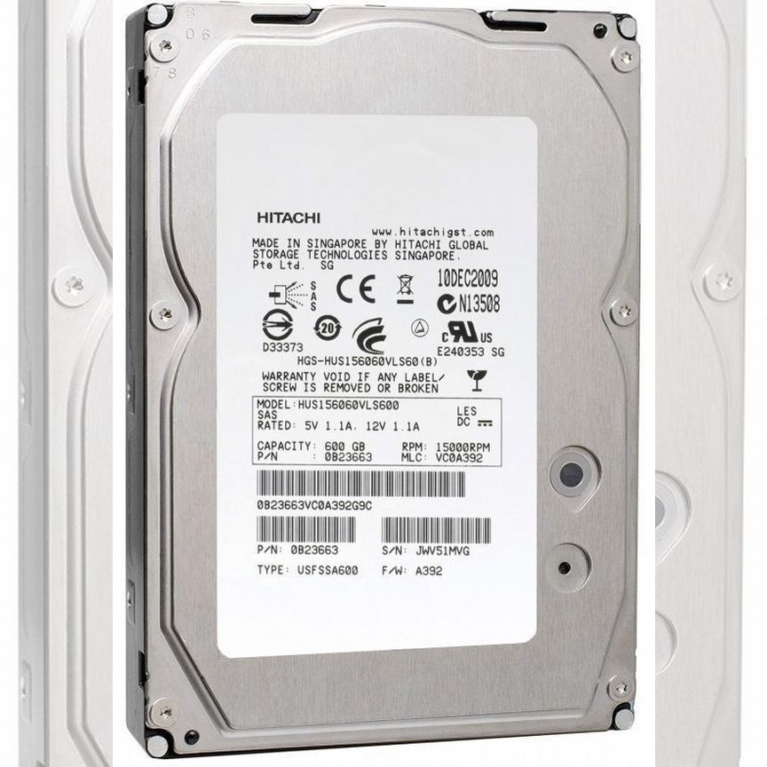 [HUS156060VLS600] Жесткий Диск Hgst 600gb Hus156060vls600