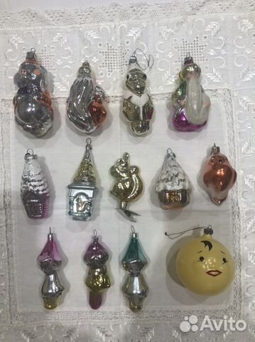Елочные игрушки СССР