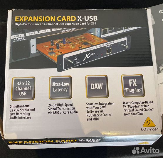 Карта расширения для Behringer X-USB