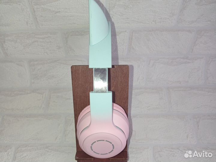 Детские беспроводные наушники сat YR-008 с ушками