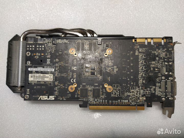 Видеокарта Asus GTX660 Ti на запчасти