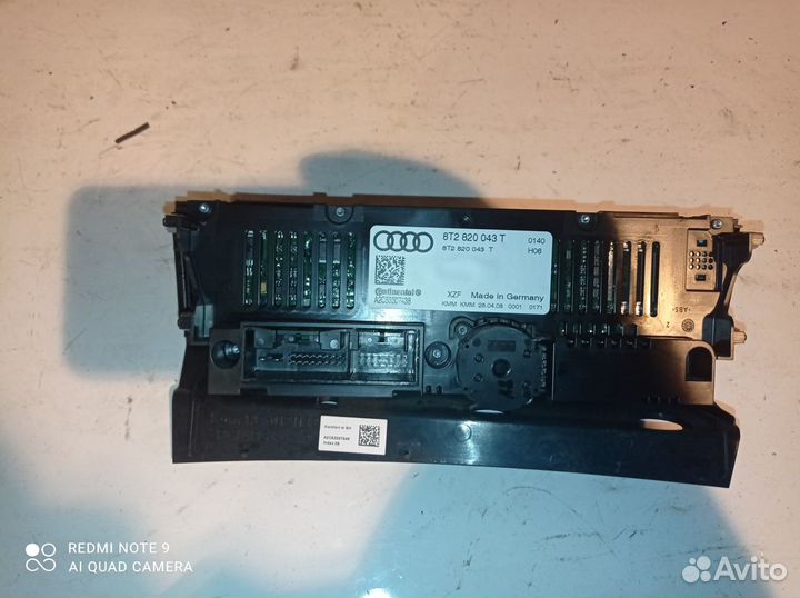 Блок управления климатом audi a4 b8