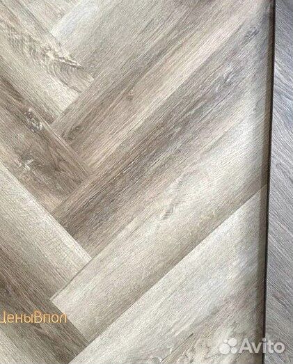 Виниловый ламинат елочкой