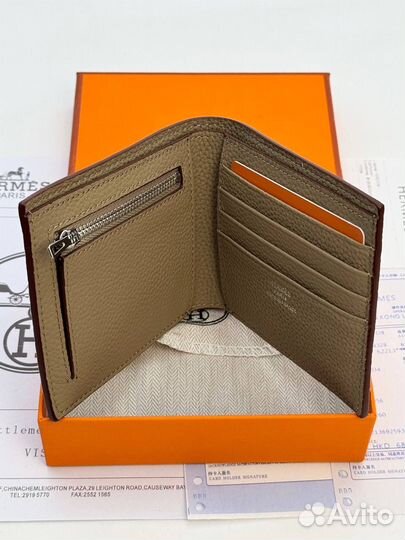 Кошелёк мужской Hermes натуральная кожа