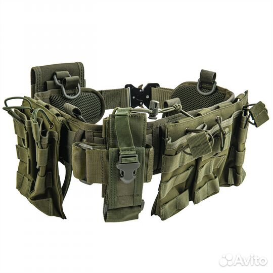 Тактический поясной ремень (бандаж) с подсумками