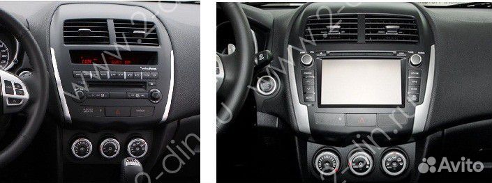 Мицубиси ASX новая штатн.магнитола