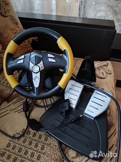 Игровой руль для пк с педалями