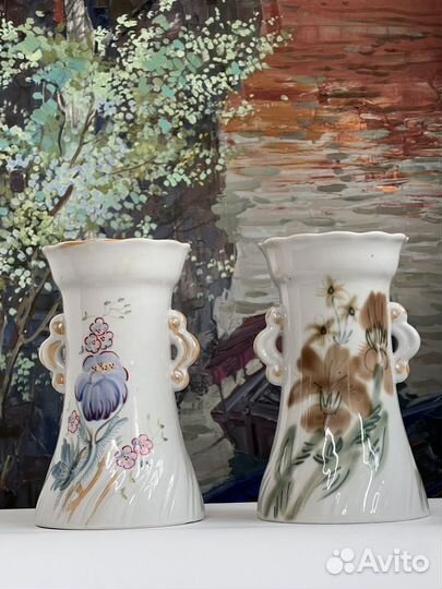 Ваза Полонне,зкх вазы СССР фарфор