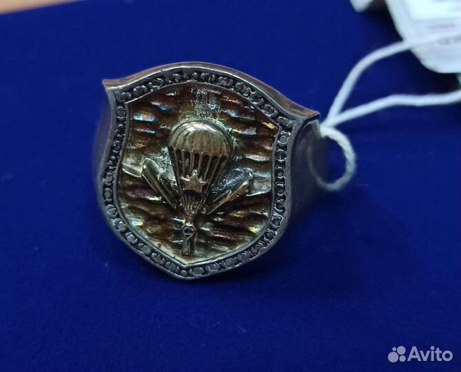 Перстень вдв серебро