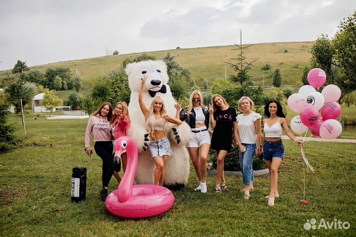 Большой танцующий медведь умка белгород