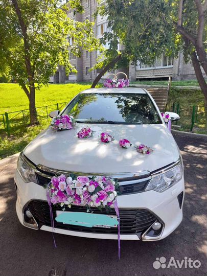 Свадебные украшения на машину