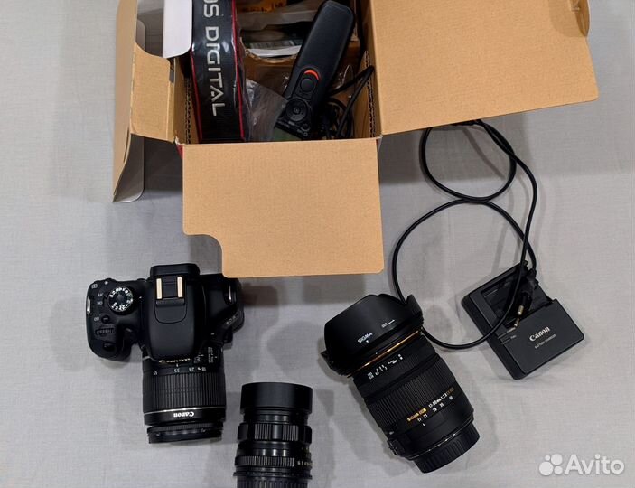 Canon eos 550d с объективами