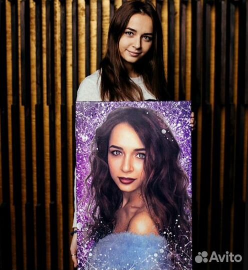 Портрет на холсте 30х40