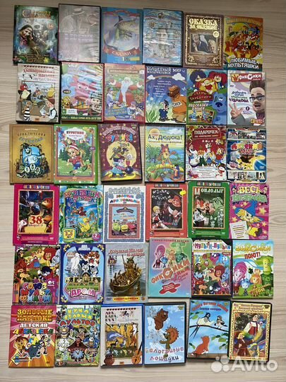Dvd диски мультфильмы