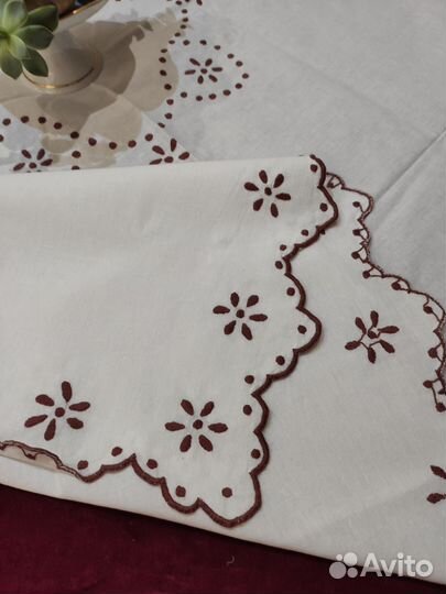 Штора занавеска винтаж ручной работы