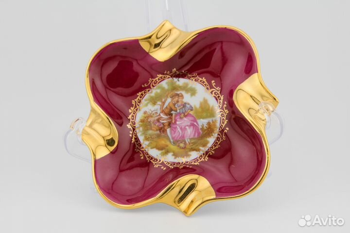 Коллекционная тарелочка Лимож, Фрагонар, винтаж