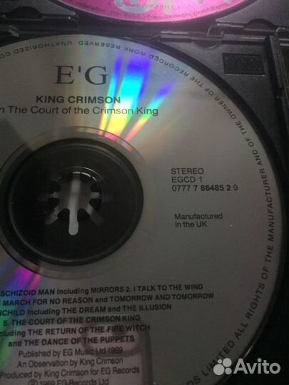 CD King Crimson, Black Sabbath