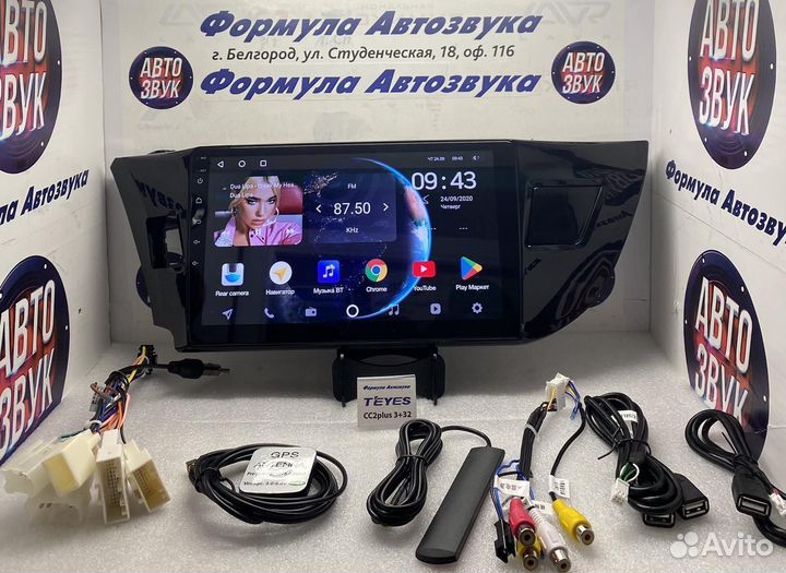 Магнитола Toyota Corolla 180 12-16 3-32 8 ядер