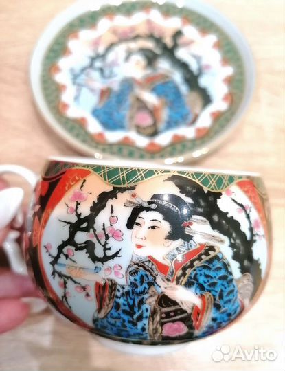 Чайная пара костяной фарфор 