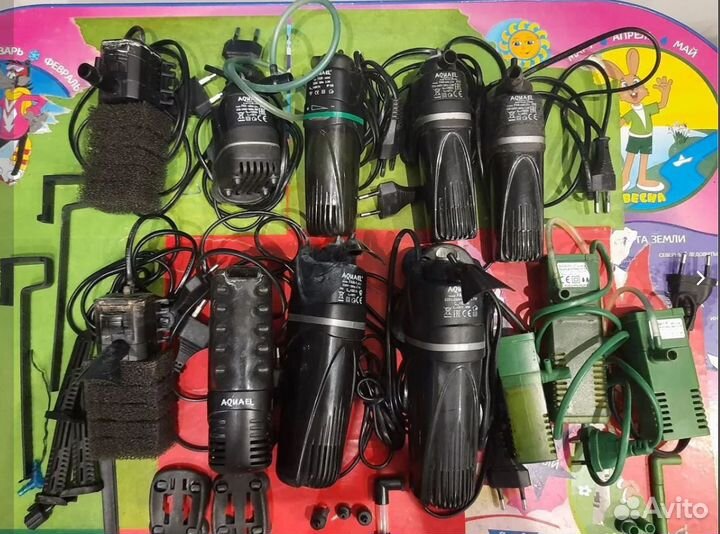 Аквариумы разные и фильтры