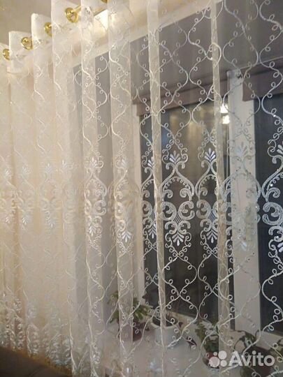 Тюль + гардина