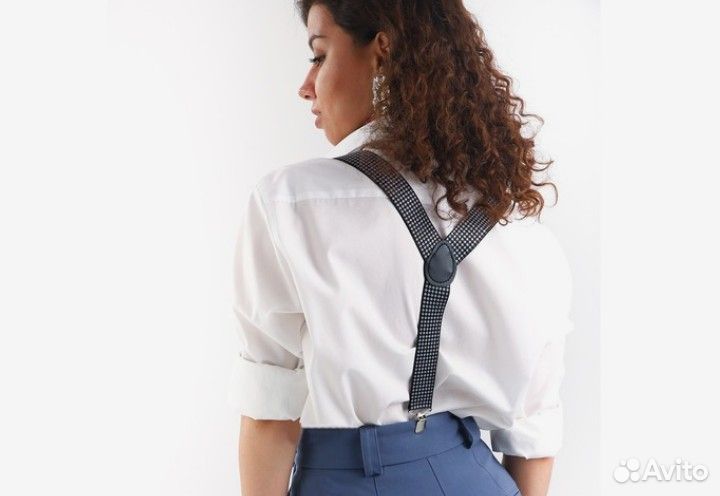 Подтяжки взрослые, ширина - 3,5 см