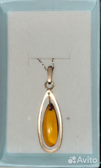 Золотой кулон подвеска