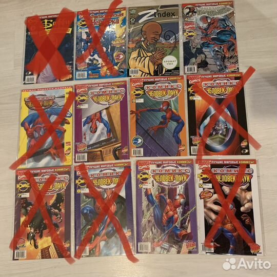 Комиксы X-men, Spider-Man, Ашет и прочие