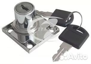 Замок Е/09101,прямоугольный хром D19х22, уп 240шт